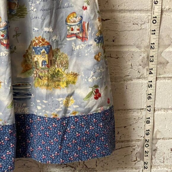 Homemade Vintage Girls Dress Monet Floral Country Farm Boho - Picture 3 of 8